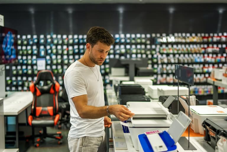 man choosing printer in store 1536x1026 (1)